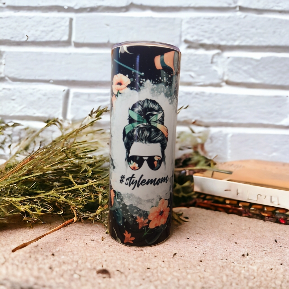 New. 20oz. Style Mom Tumbler